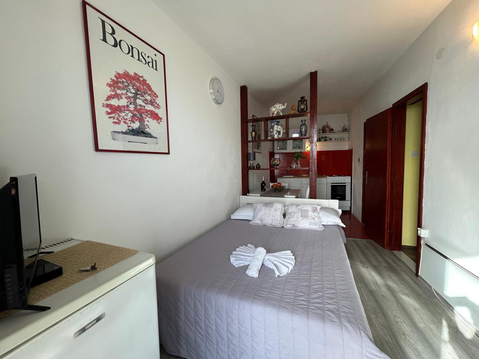 Seafront Studio Apartment+Balcony 포드고라 외부 사진