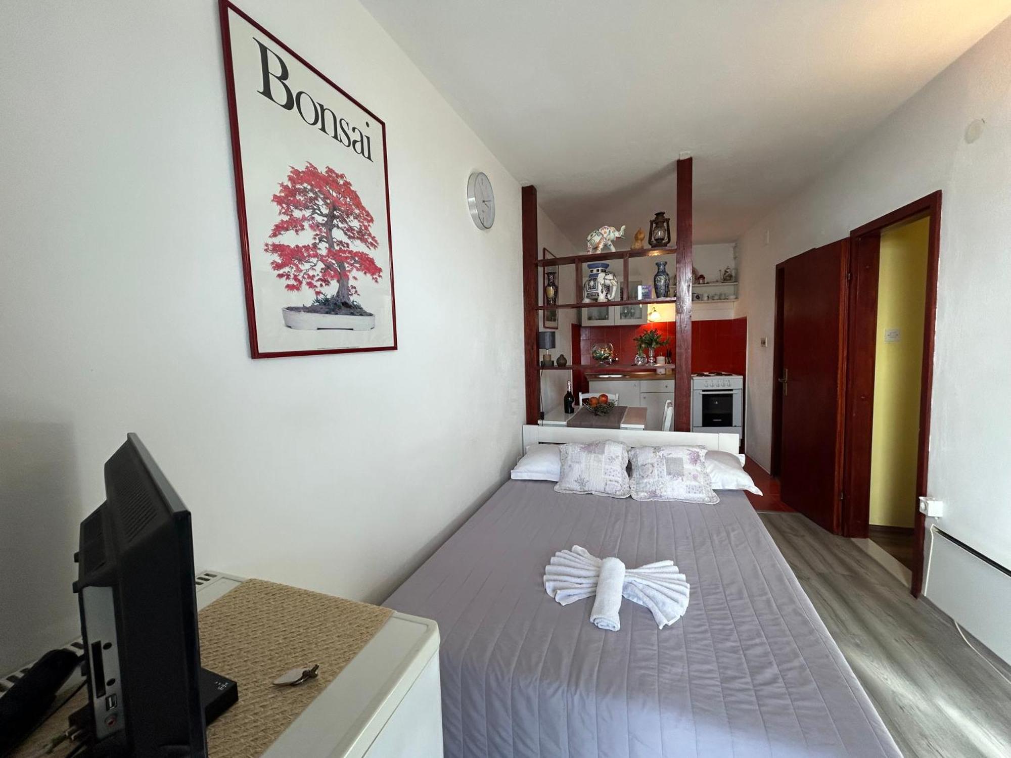 Seafront Studio Apartment+Balcony 포드고라 외부 사진